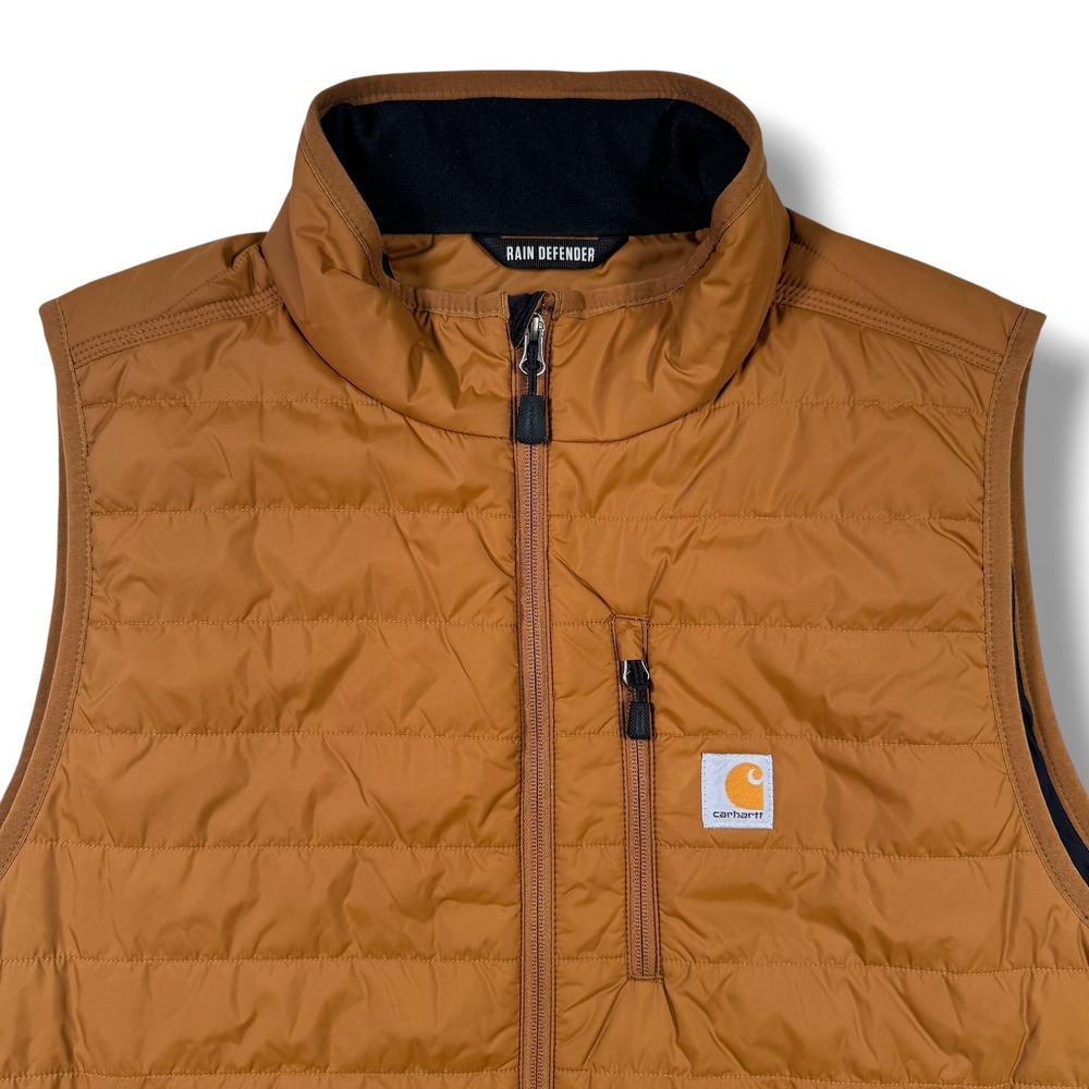 Carhartt Rain Defender 102286 Relaxed Fit Vest Men's XL Brown